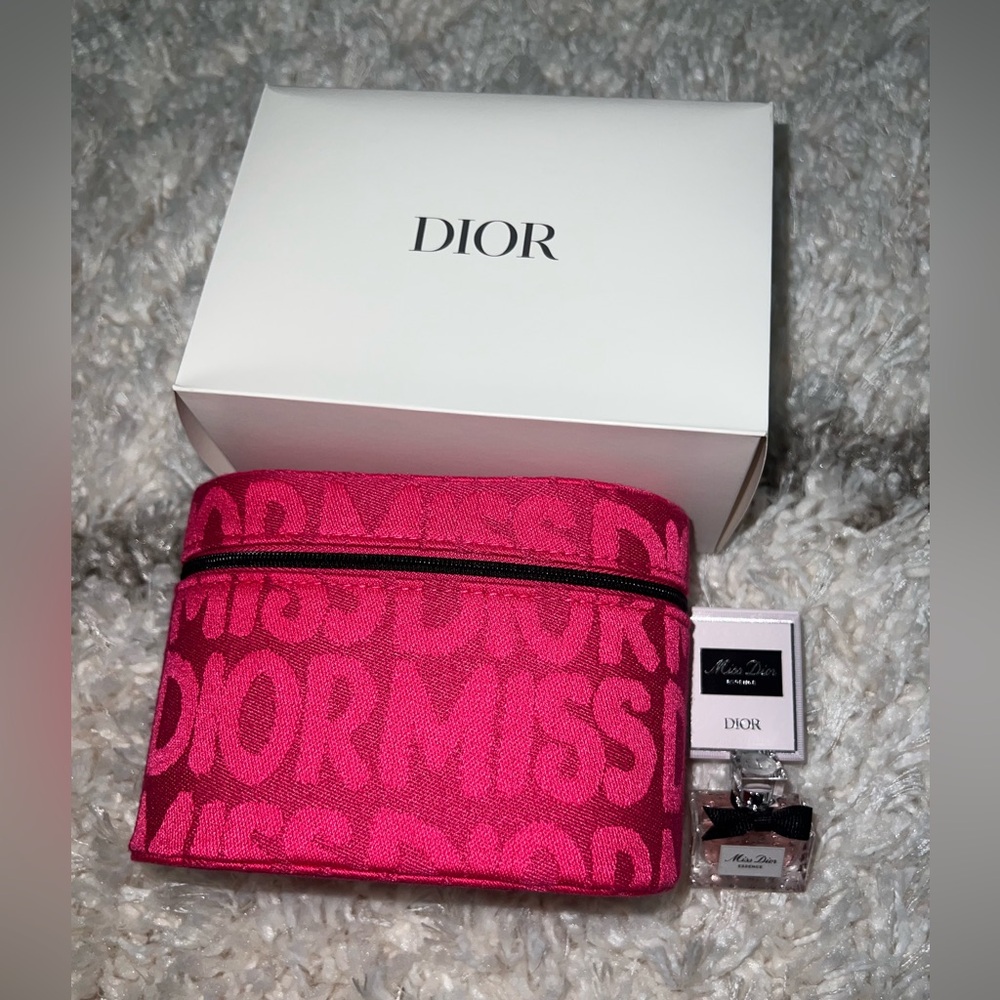 New in box Miss Dior Pink Cosmetic Case